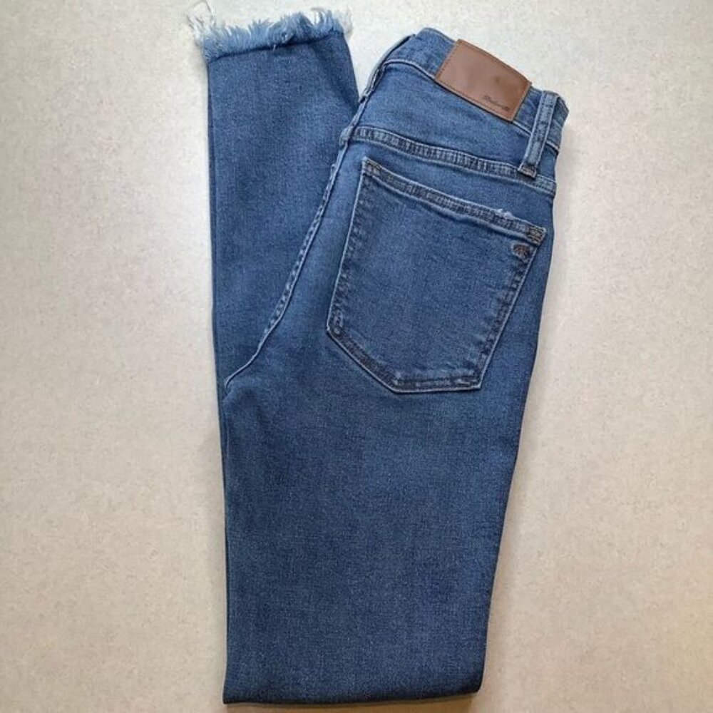 Madewell Jeans 23 10” High Rise‎ Skinny Mackey Button Front Edition - Picture 4 of 8